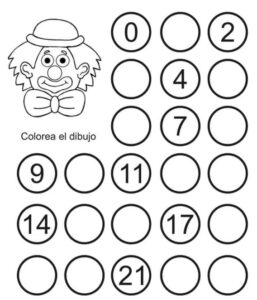 Hojas de aprendizaje para colorear para niños