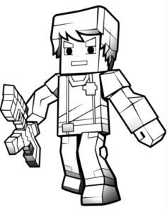 Imágenes para colorear de minecraft