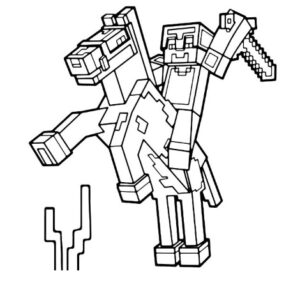 Imágenes para colorear de minecraft