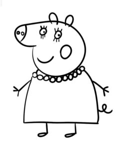 peppa pig hojas para colorear