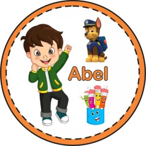 Solapines de nombres para niños con nombre abel