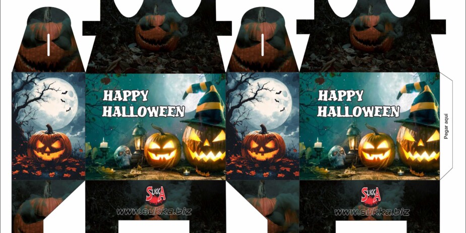 Caja de regalos de Halloween