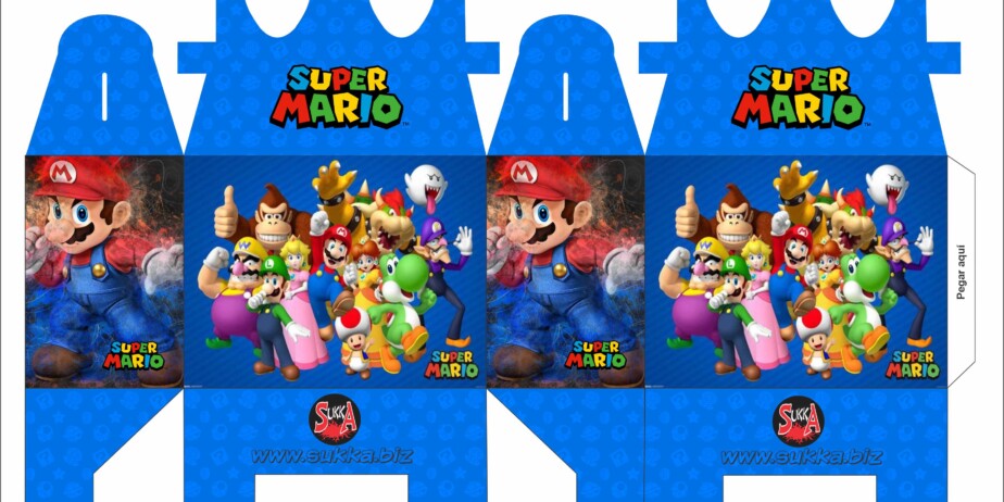 caja de regalo de mario bross