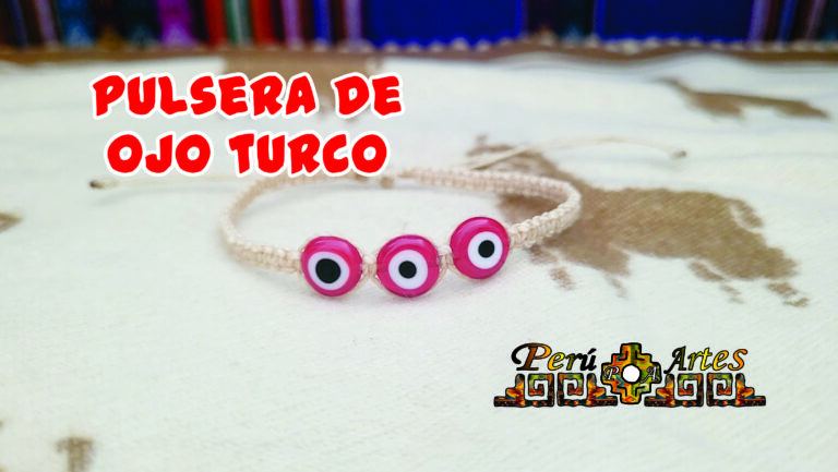 Cómo hacer una Pulsera de ojo turco