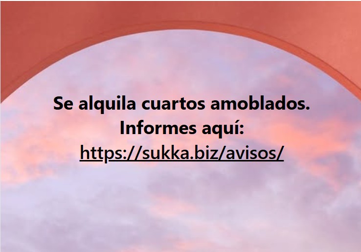 Se alquila cuartos amoblados