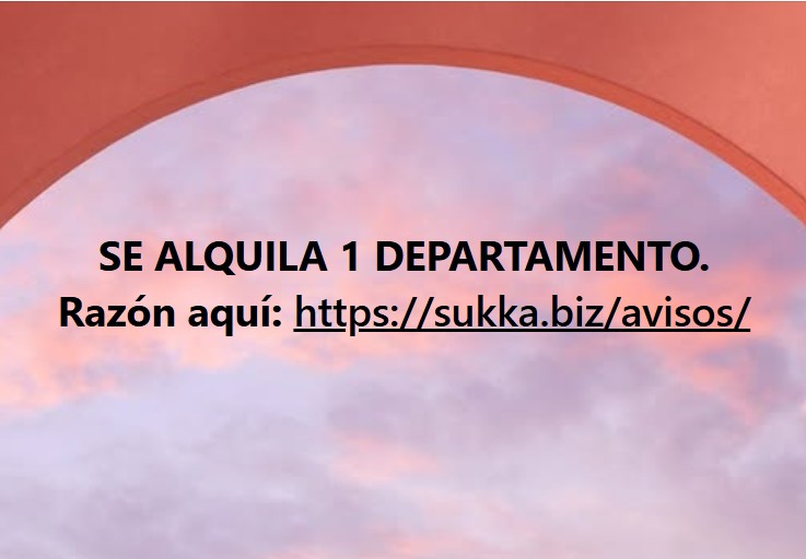 SE ALQUILA 1 DEPARTAMENTO
