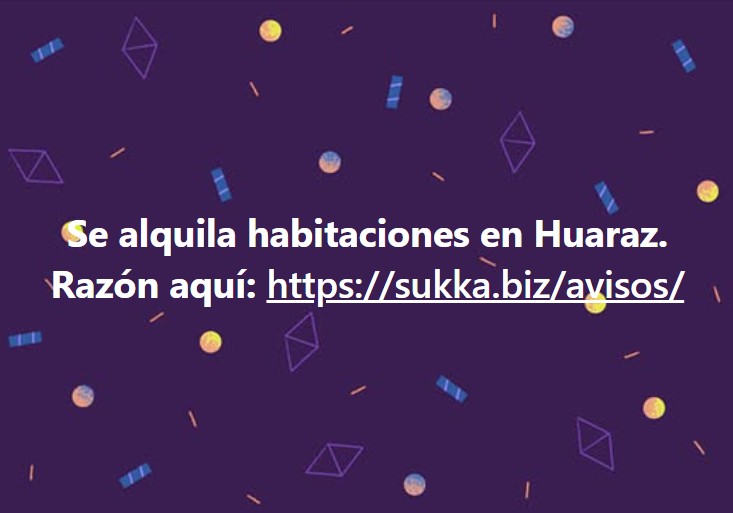 Se alquila habitaciones en Huaraz